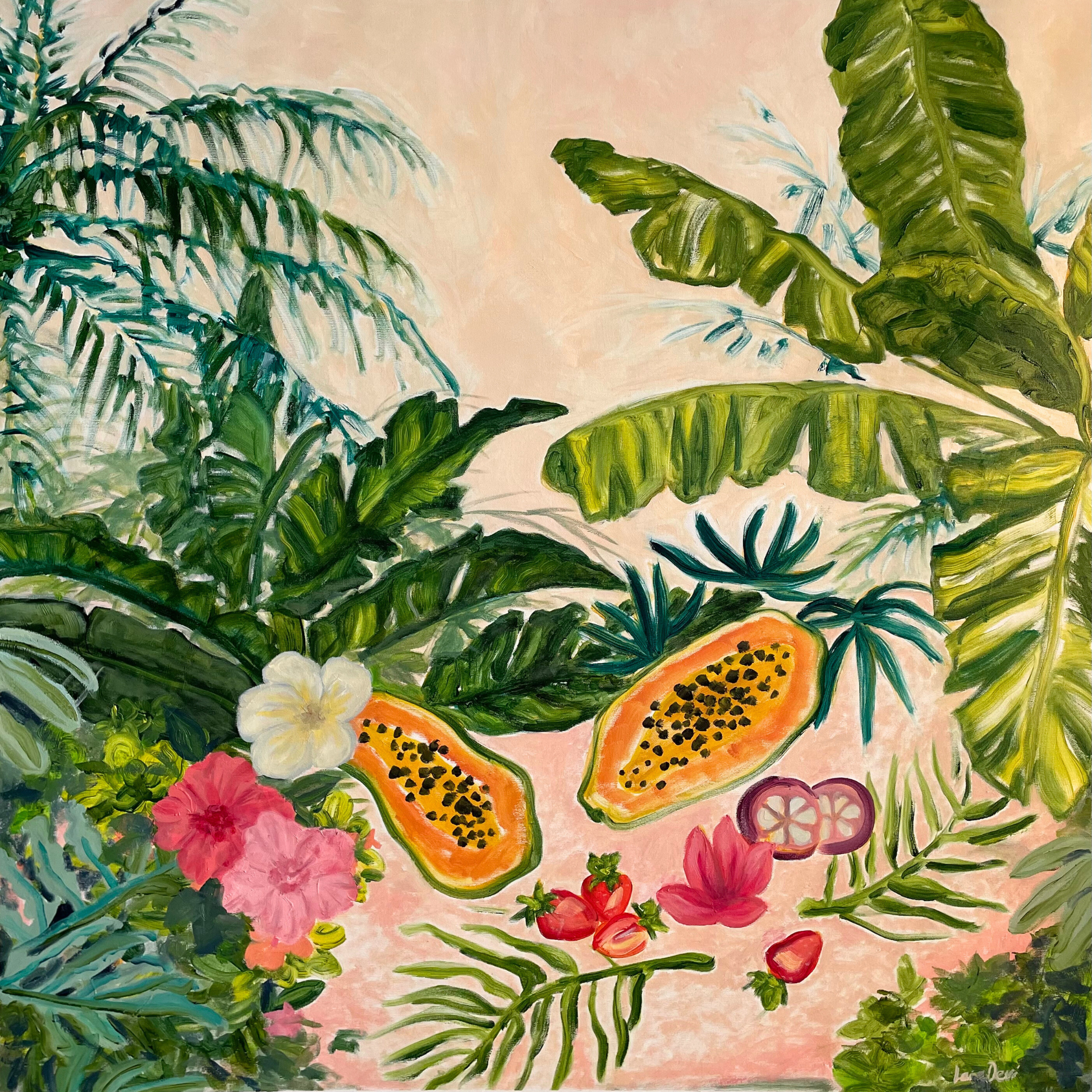 tropical zen artwork series by Lana Devi