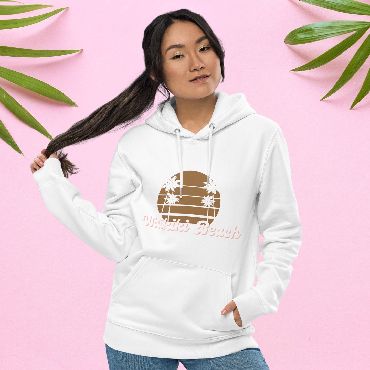 WAIKIKI BEACH essential eco hoodie