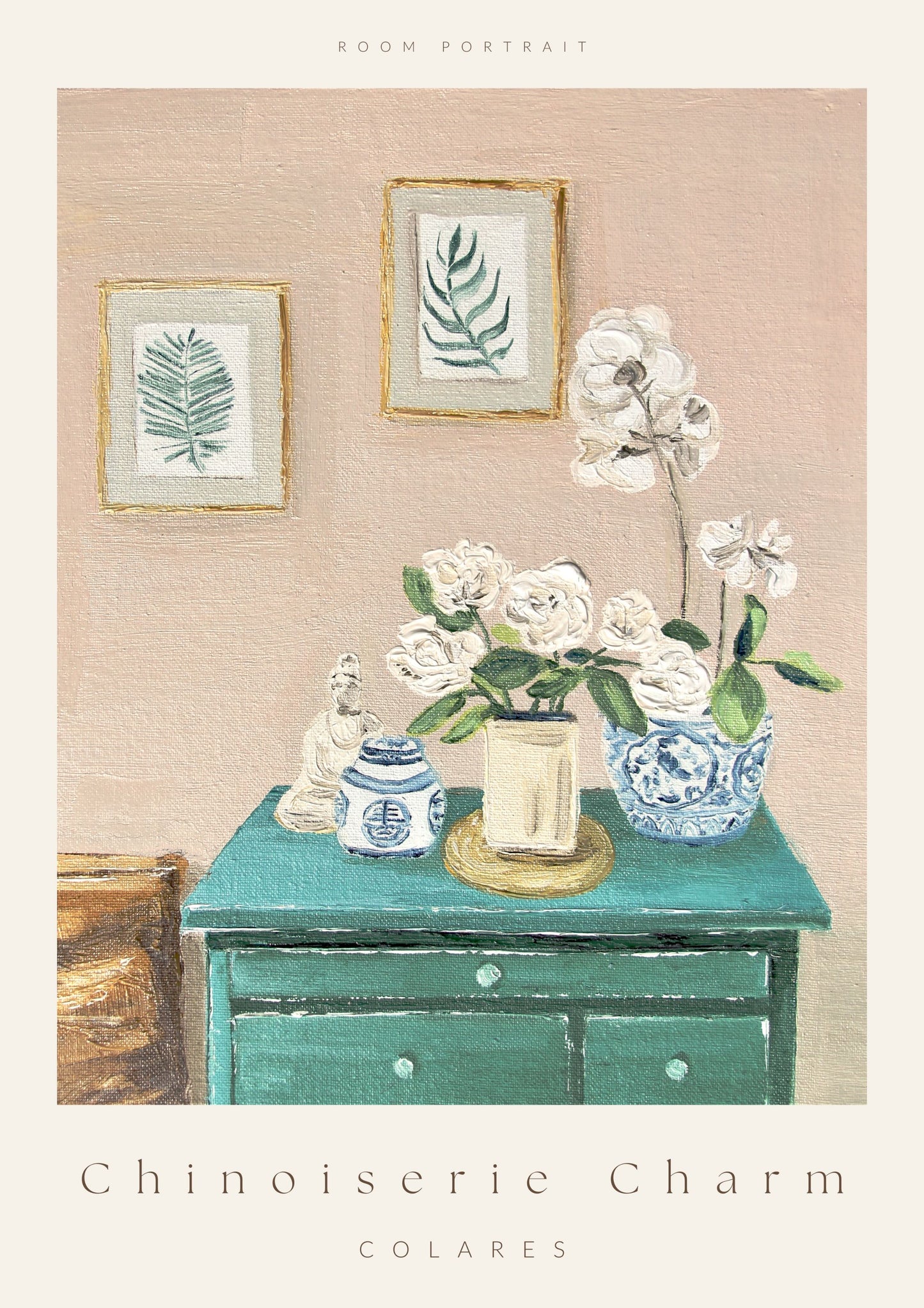 'Chinoiserie Charm' Fine Art Print