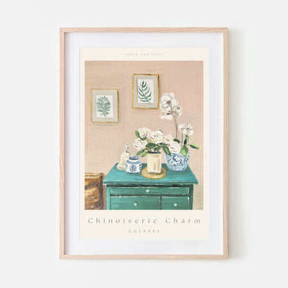 'Chinoiserie Charm' Fine Art Print