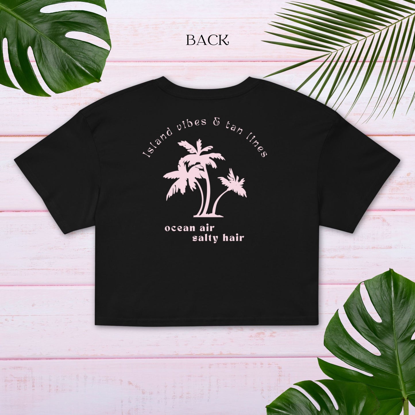 WAIKIKI BEACH ISLAND VIBES crop top