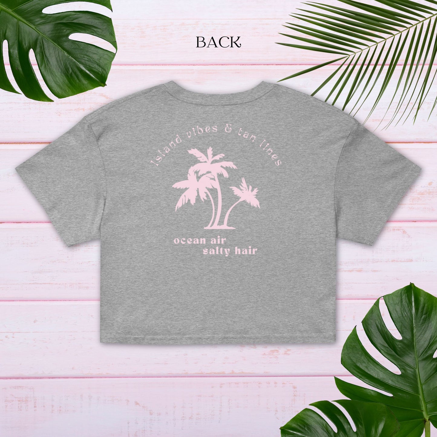 WAIKIKI BEACH ISLAND VIBES crop top