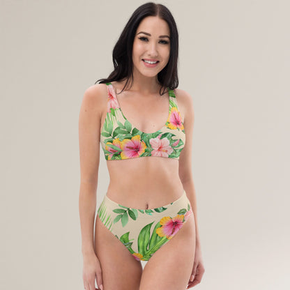 PALM HEAVEN recycled padded bikini top