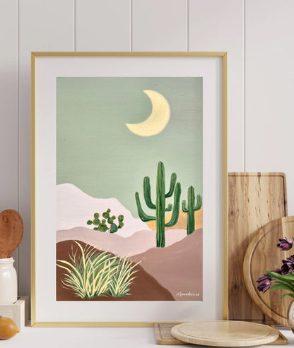 'The Waxing Moon' Fine Art Print