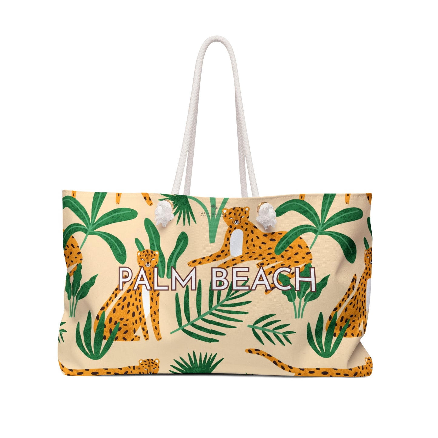 PALM BEACH LEO beach bag