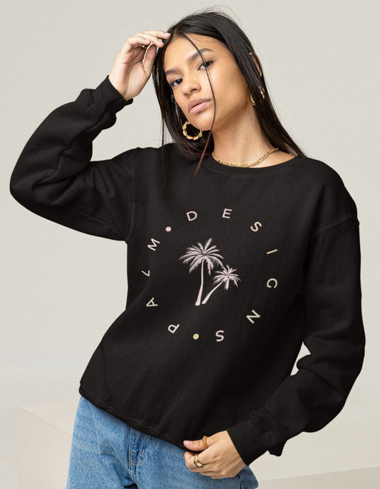 PALM DESIGNS organic raglan sweatshirt