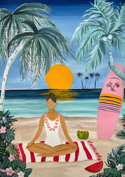 'Sunset Meditation' Fine Art Print