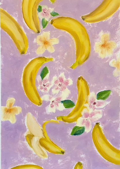 'Happy Banana' Fine Art Print