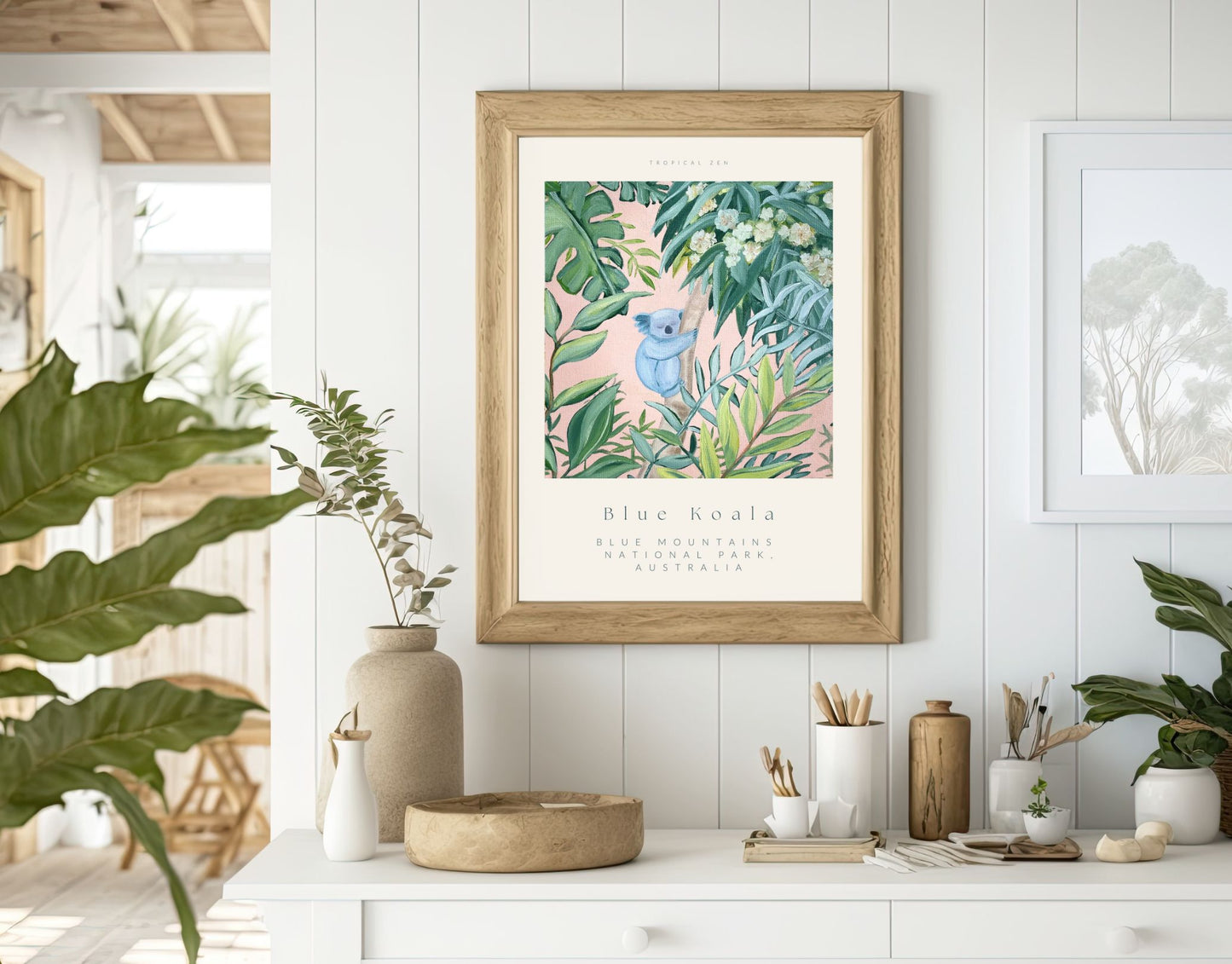 'Blue Koala' Fine Art Print