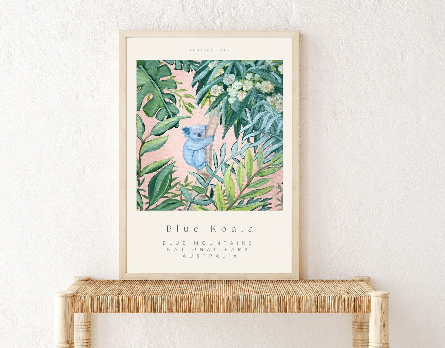 'Blue Koala' Fine Art Print