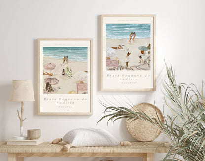 'Sunny Beach I' Fine Art Print