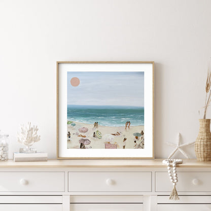 'Sunny Beach' Fine Art Print