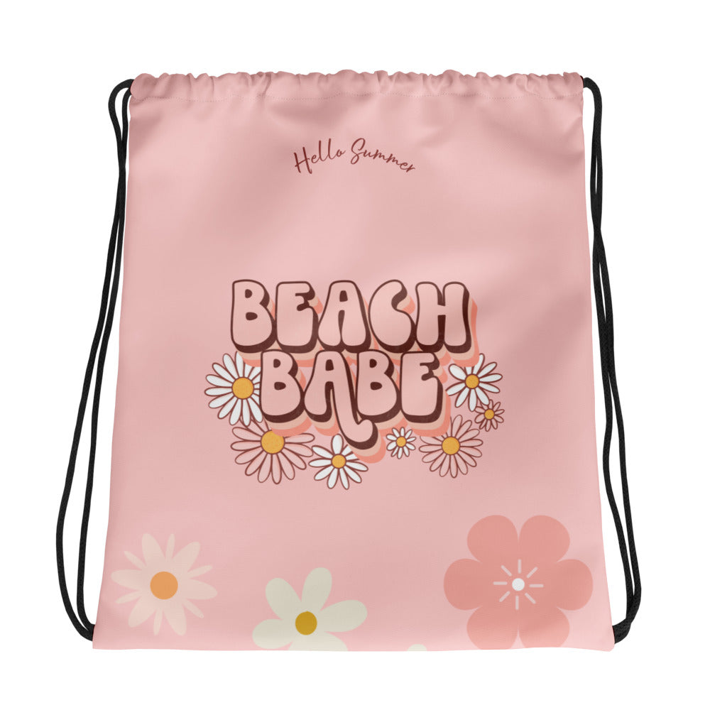 BEACH BABE Drawstring bag