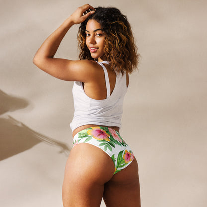 PALM HEAVEN recycled high-waisted bikini bottom