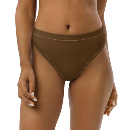 URBAN BRONZE recycled high-waisted bikini bottom