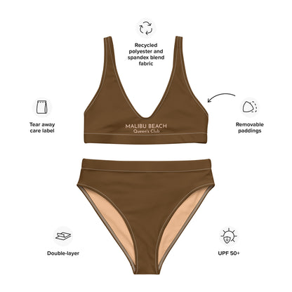 URBAN BRONZE recycled padded bikini top