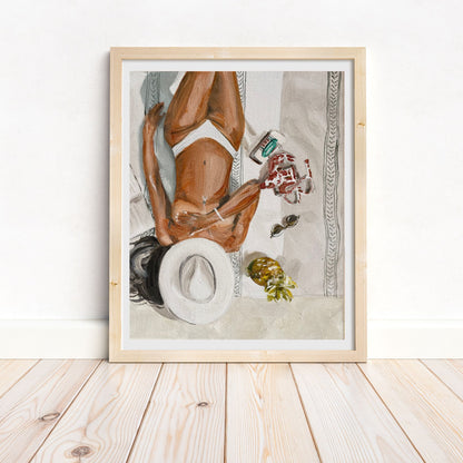 'Sunbath' Fine Art Print