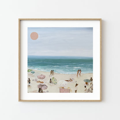 'Sunny Beach' Fine Art Print