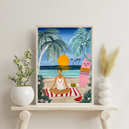 'Sunset Meditation' Fine Art Print