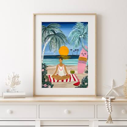 'Sunset Meditation' Fine Art Print