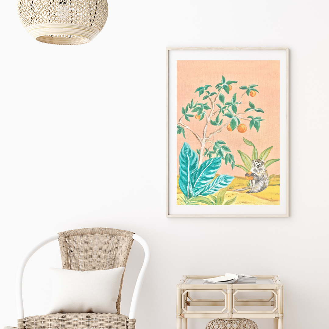 'An Orchard of Fruit Trees' Fine Art Print