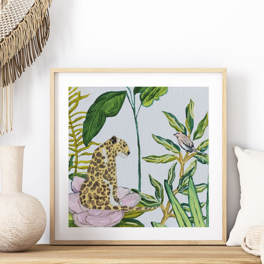 'Pink Lotus Leo' Fine Art Print