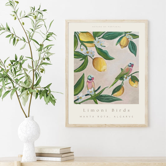 'Limoni Birds' Fine Art Print