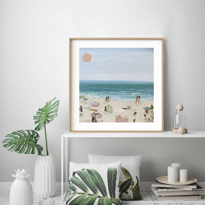 'Sunny Beach' Fine Art Print