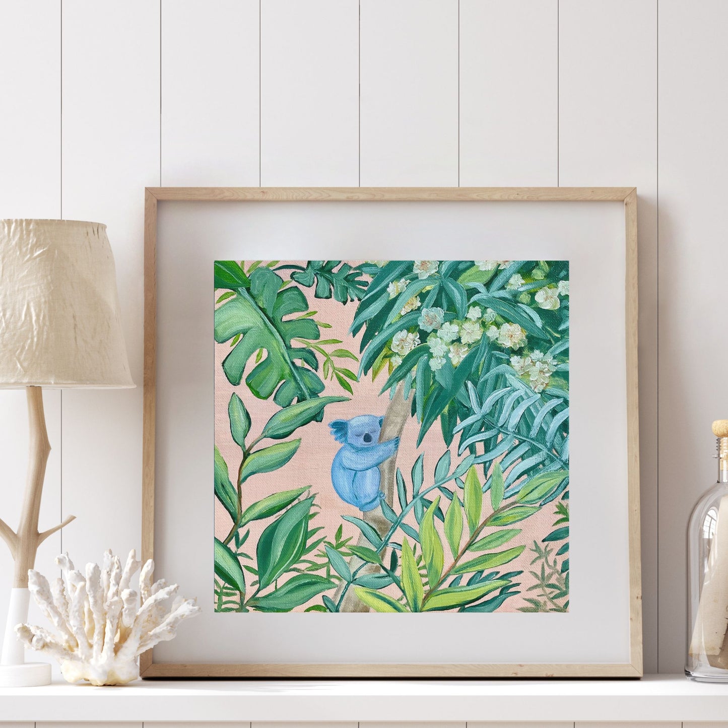 'Blue Koala' Fine Art Print