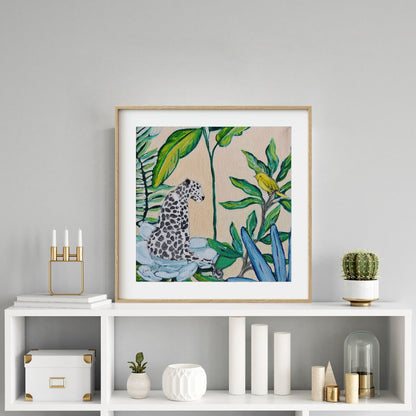 'Blue Lotus Leo' Fine Art Print