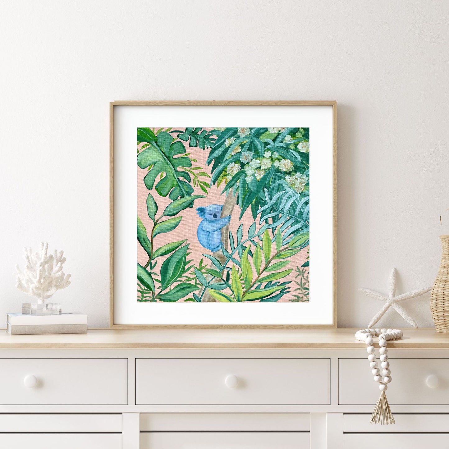 'Blue Koala' Fine Art Print