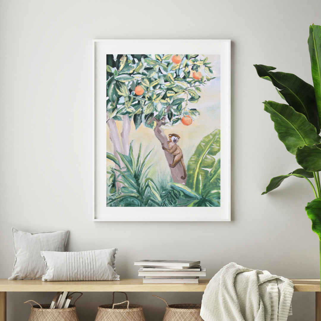 'Little Monkey' Fine Art Print