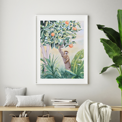 'Little Monkey' Fine Art Print