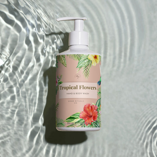 TROPICAL FLOWERS hand & body wash