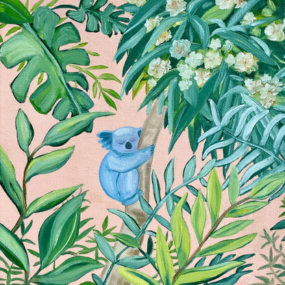 'Blue Koala' Original Artwork