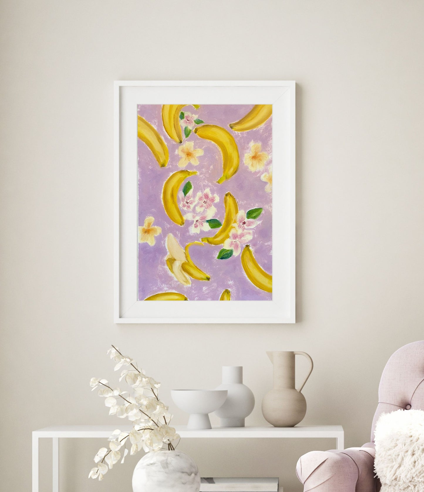 'Happy Banana' Fine Art Print