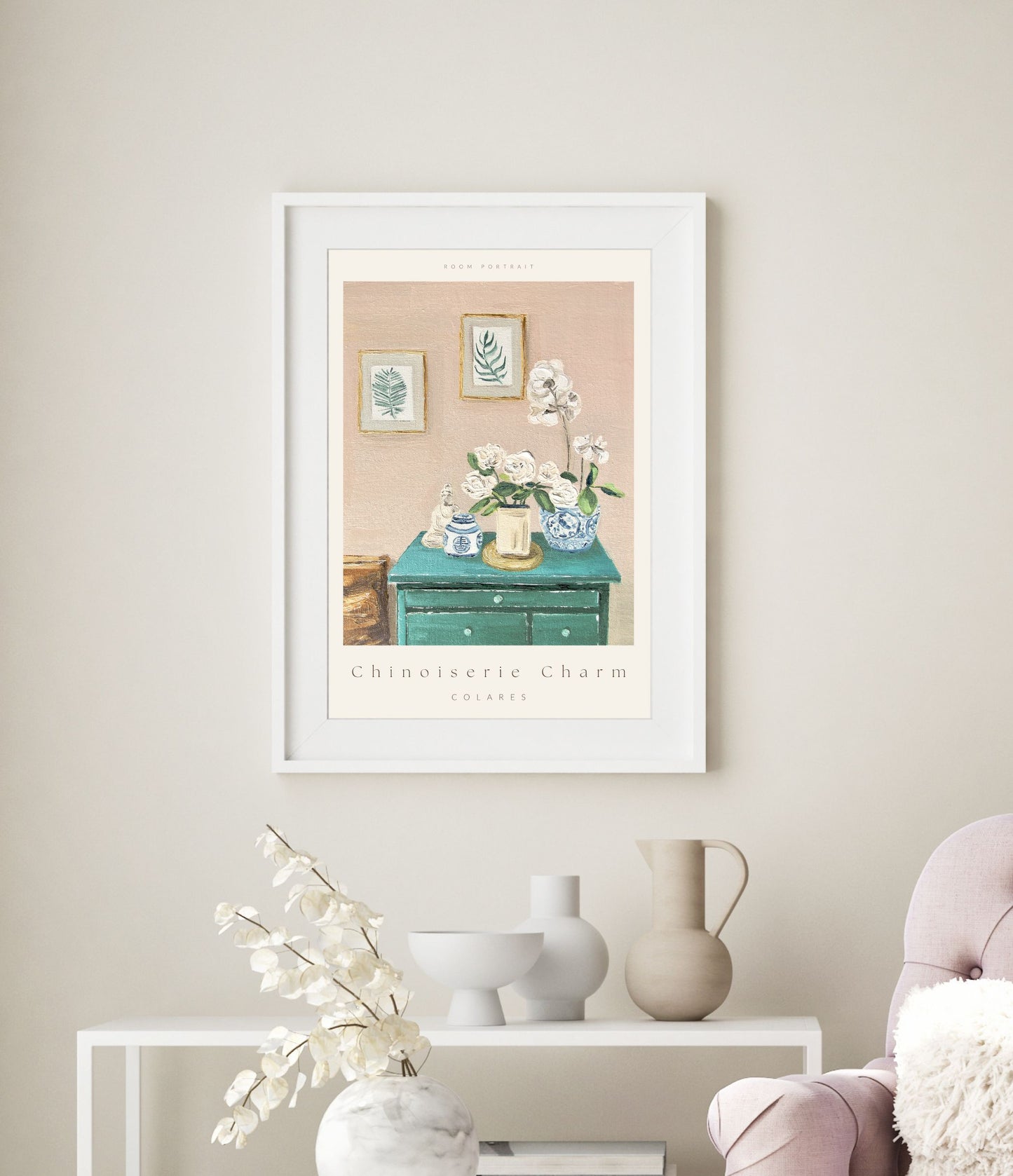 'Chinoiserie Charm' Fine Art Print