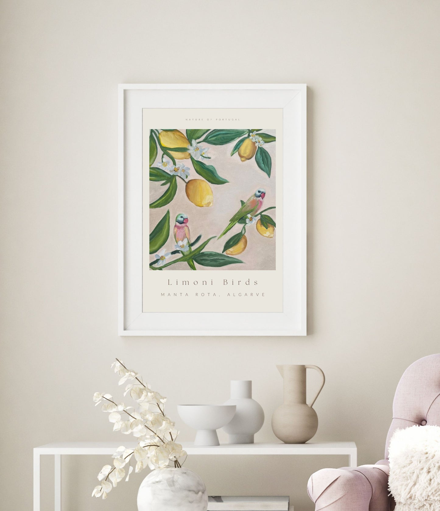 'Limoni Birds' Fine Art Print