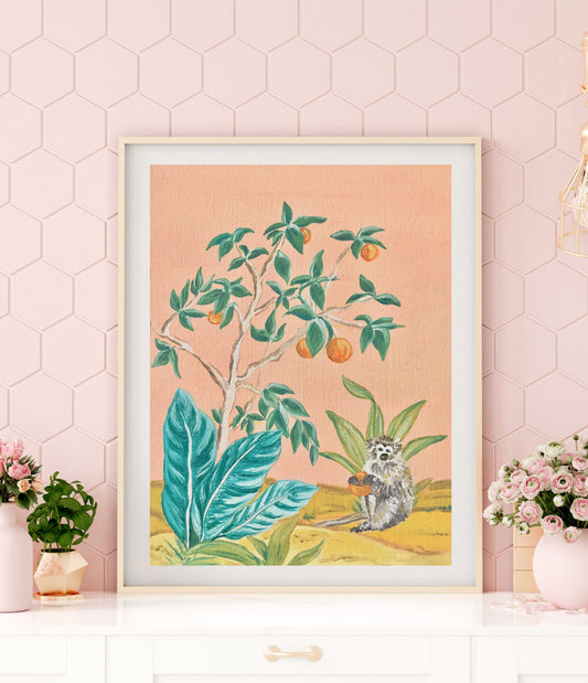 'An Orchard of Fruit Trees' Fine Art Print