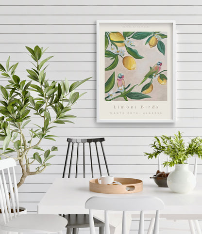 'Limoni Birds' Fine Art Print