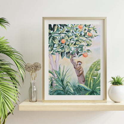 'Little Monkey' Fine Art Print