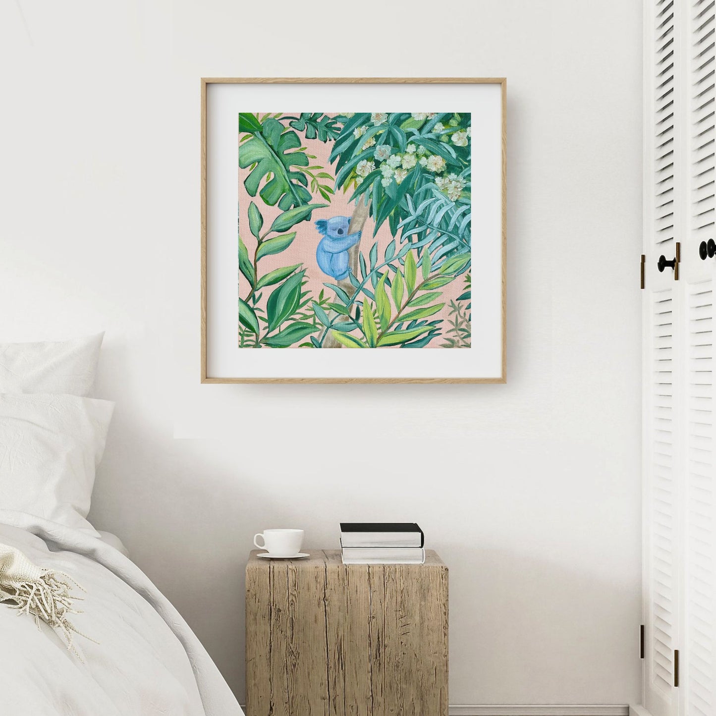 'Blue Koala' Fine Art Print