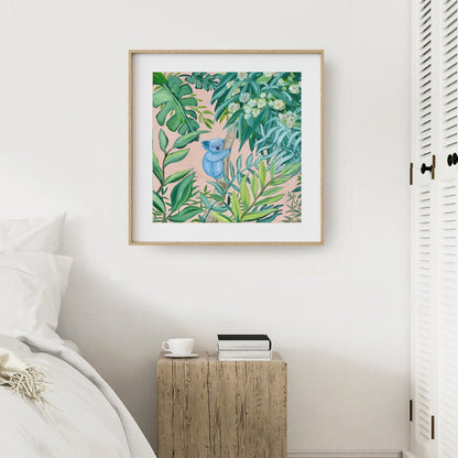 'Blue Koala' Fine Art Print