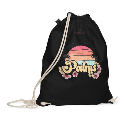 UNDER THE PALMS Organic cotton drawstring bag