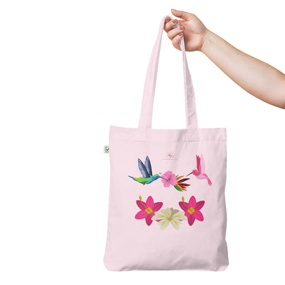 COLIBRI organic fashion tote bag