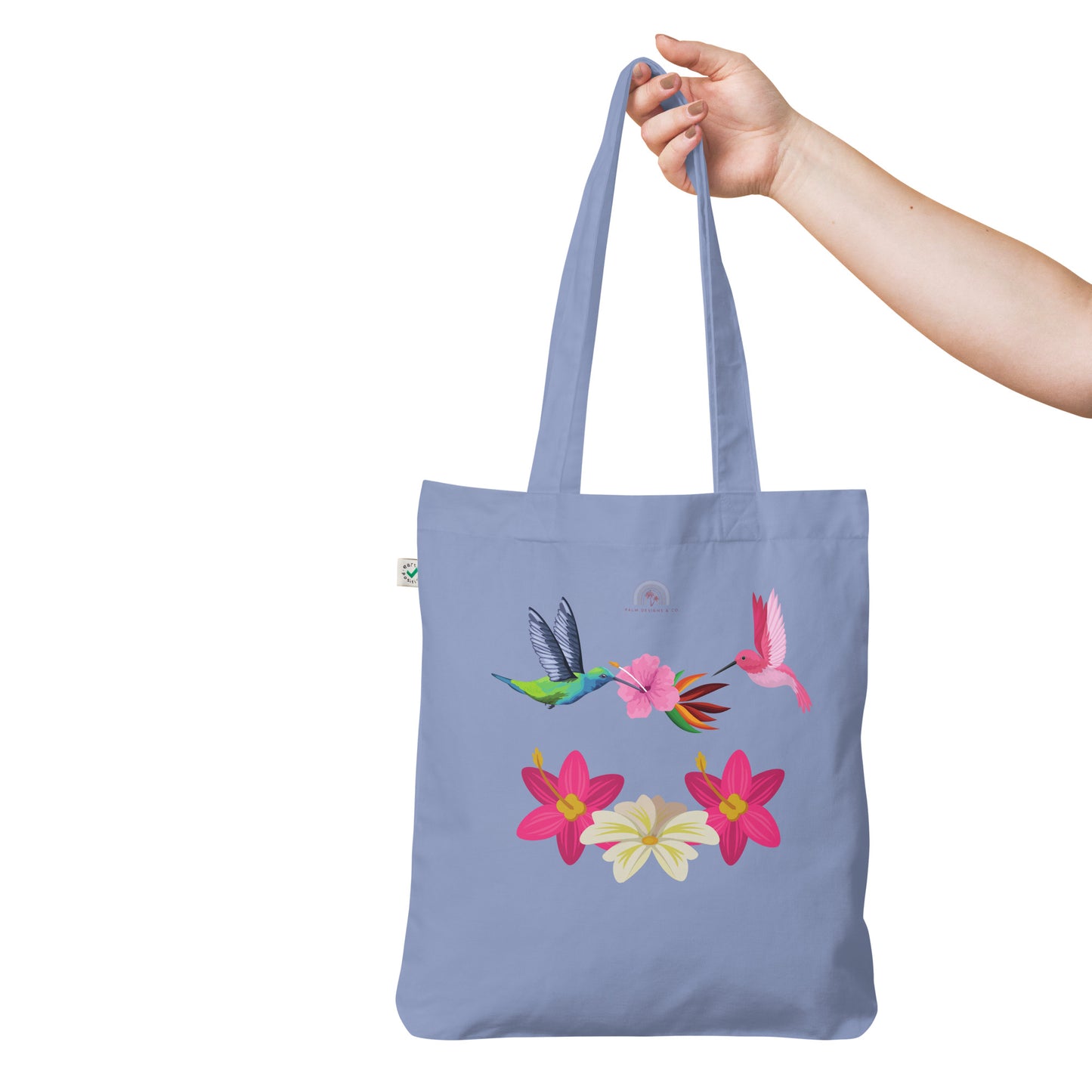 COLIBRI organic fashion tote bag