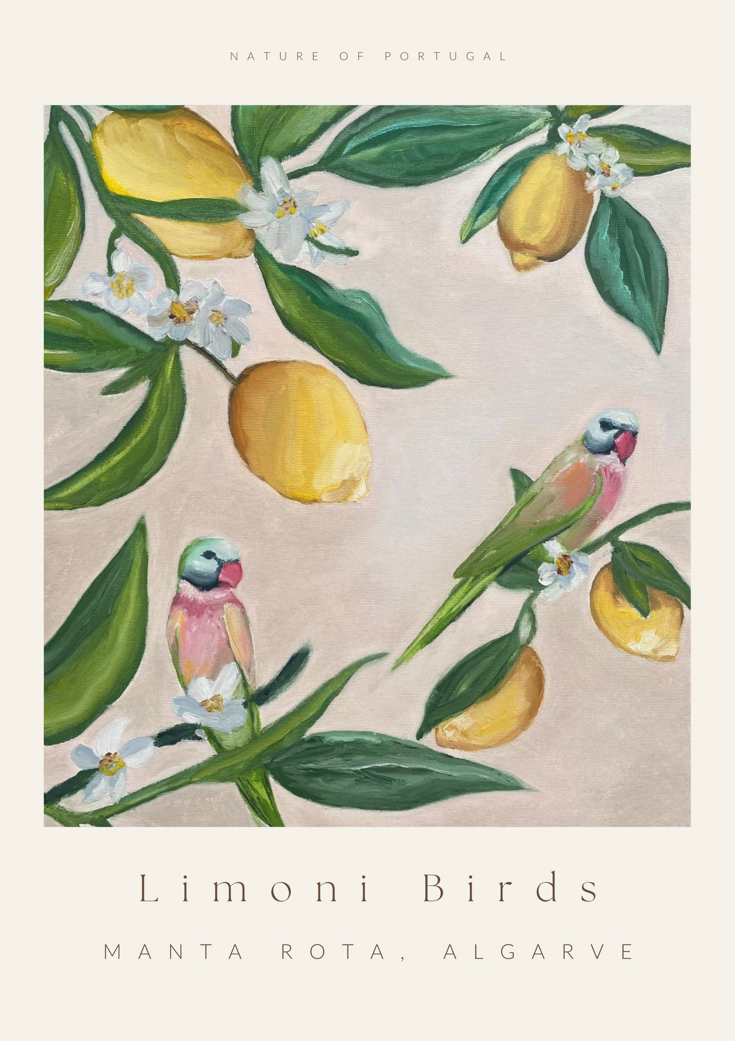 'Limoni Birds' Fine Art Print