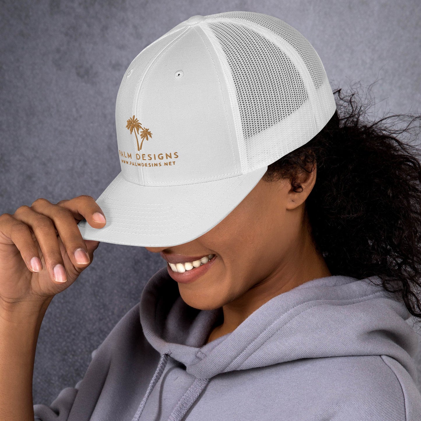 Palm Designs Classic White Cap