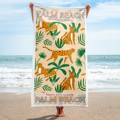 PALM BEACH LEO beach towel