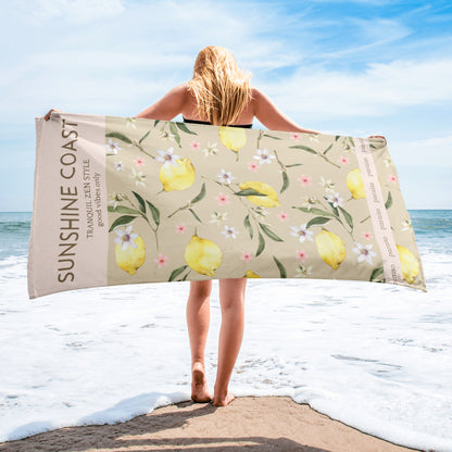 SUNSHINE COAST NUDE beach towel